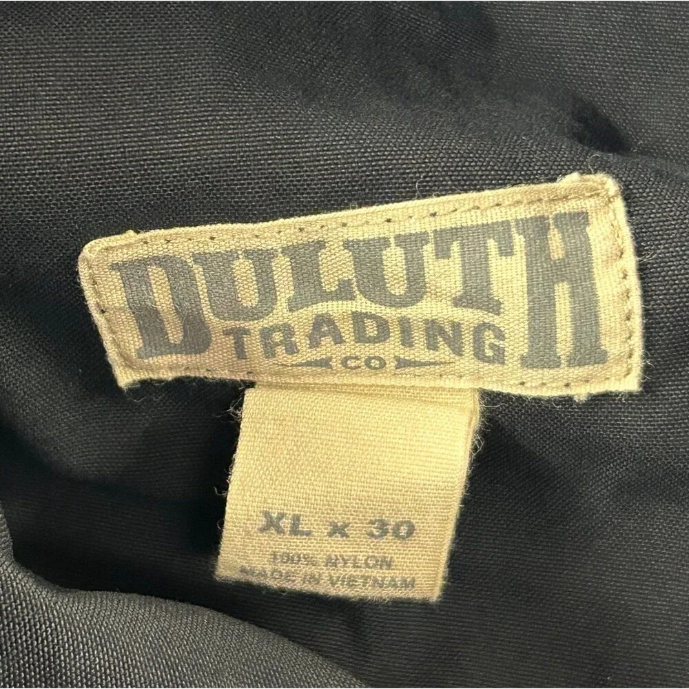 Duluth Trading Dry On The Fly Cargo Pant Mens Black Stretch Relaxed Fit